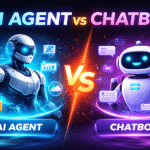 Ai Agent vs Ai chatbot png